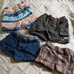 Baby Boy Shorts BUNDLE 6-12M